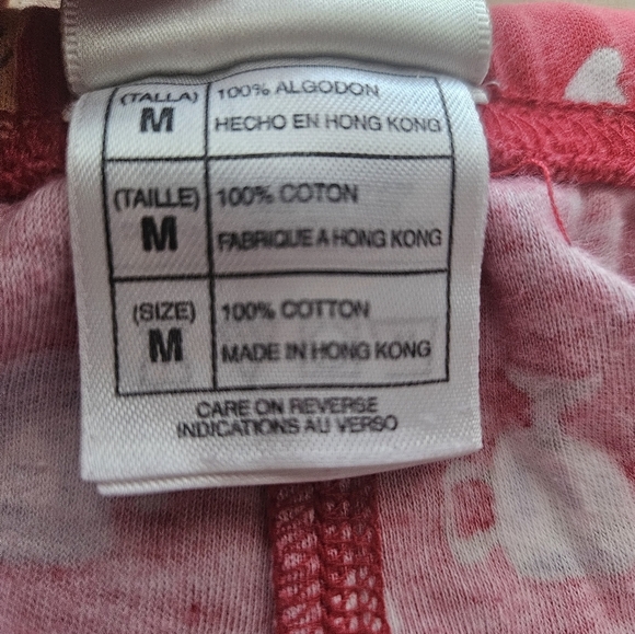 Disney Store Women's Winnie the Pooh Cotton 2pc PJ Set M Cozy Holiday‎ VTG - Picture 12 of 12